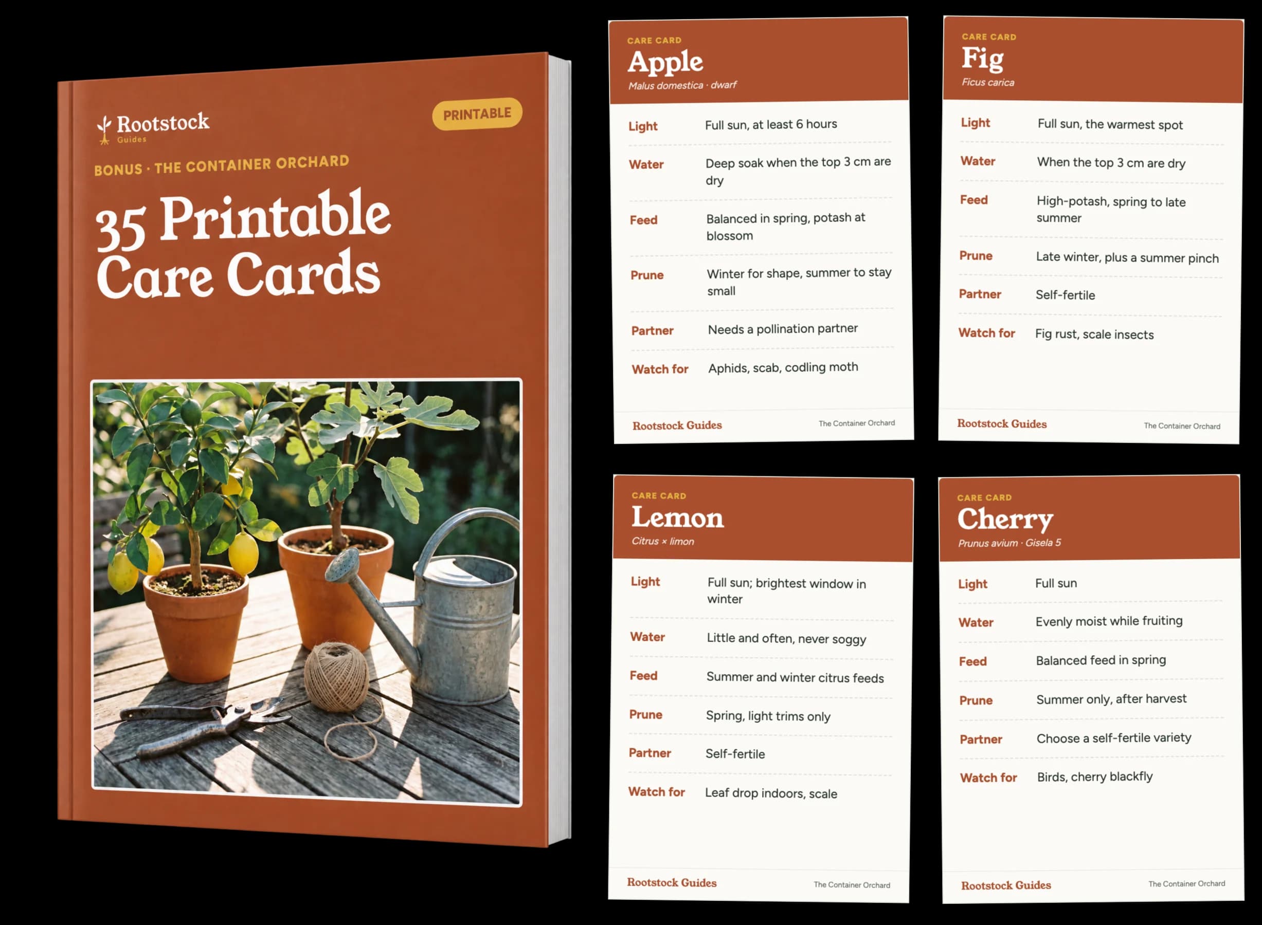 35 printable care cards